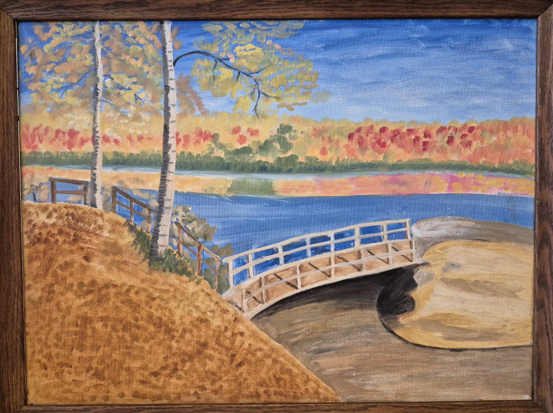 The Bridge on the lake